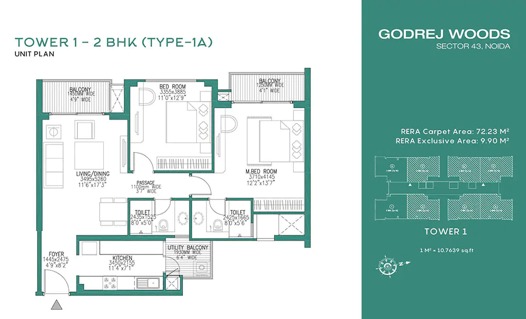 Godrej Woods floor Plan