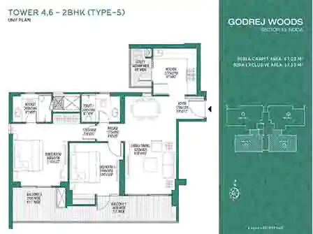 Godrej Woods floor Plan