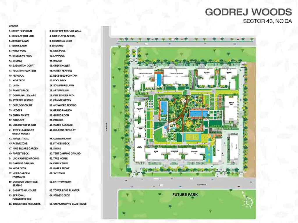 site-plan-Godrej Woods